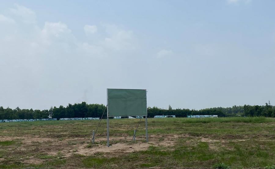 Dự án Khu dân cư Bình Lợi vẫn chỉ là bãi đất trống.