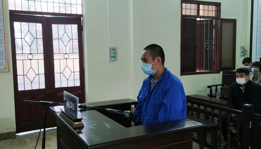 Bị cáo Vũ Xuân Khánh nghe Tòa tuyên án