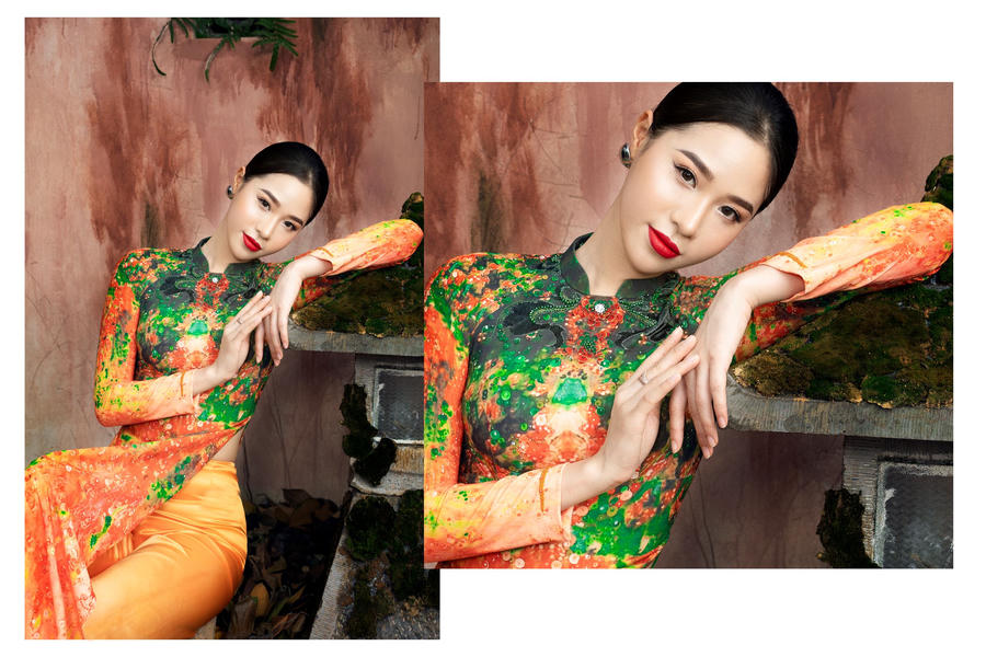 Ánh mắt biết nói, phong thái kiêu sa, Nguyễn Hoàng Bảo Châu gây bất ngờ khi thể hiện phong thái trong bộ sưu tập “Hoa Cưới” của nhà thiết kế Đỗ Trịnh Hoài Nam