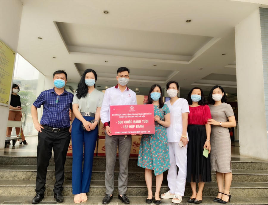 CDC Hà Nội ghi nhận tấm lòng của Công ty CP Đầu tư sản xuất Bảo Ngọc