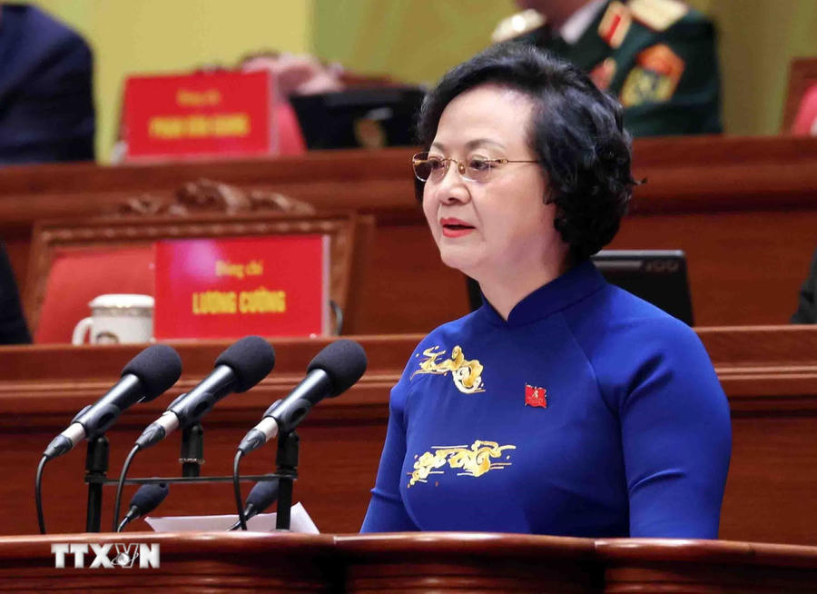 Ủy viên Trung ương Đảng, Ủy viên Ban Thường vụ Đảng ủy, Phó Thủ tướng Chính phủ Phạm Thị Thanh Trà. Ảnh TTXVN