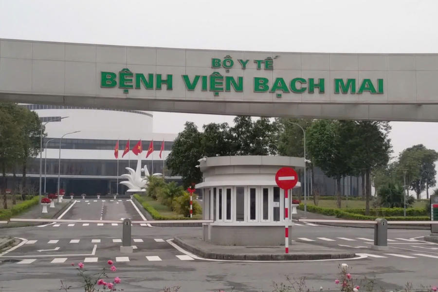 Cơ sở 2 Bệnh viện Bạch Mai. (Ảnh trong bài: H.Mây)