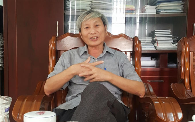 Ông Nguyễn Hồng Thái - Giám đốc Cty TNHH MTV Lâm nghiệp Đường 9. Ảnh: Hưng Thơ.