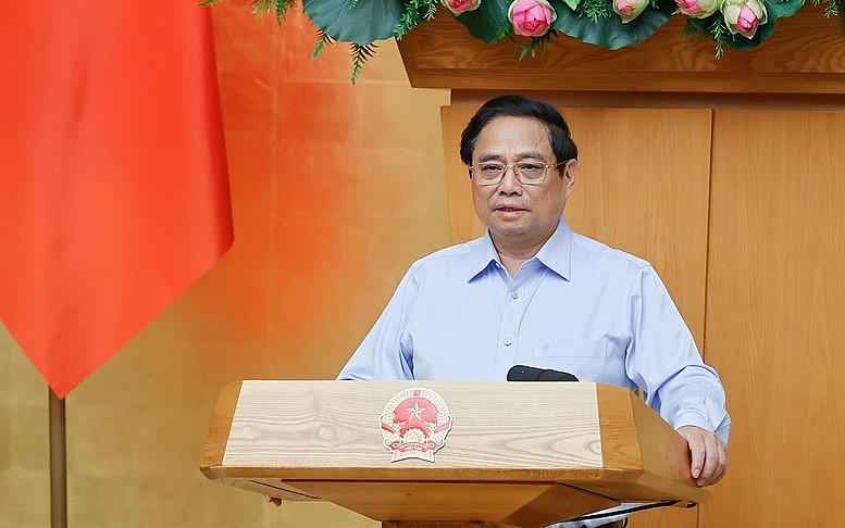 Thủ tướng Phạm Minh Chính phát biểu chỉ đạo hội nghị.