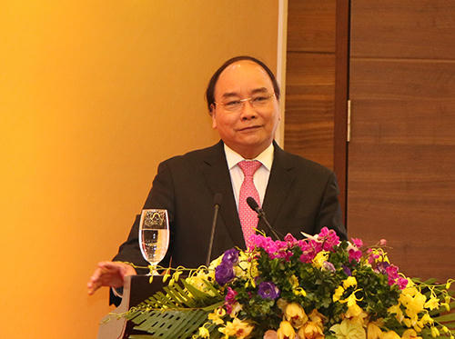 Thủ tướng Nguyễn Xuân Phúc phát biểu tại buổi lễ.