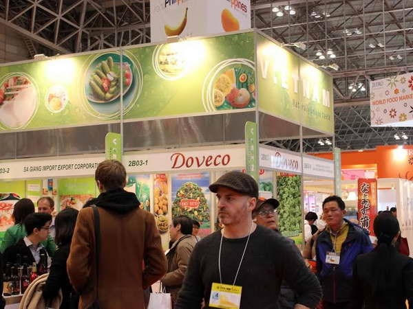 Nhiều gian hàng của Việt Nam tham gia hội chợ Foodex 2016 (Ảnh minh họa)