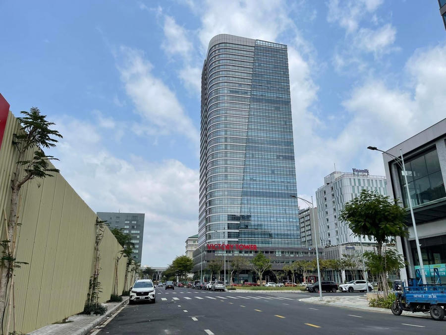Tòa nhà Victory Tower nơi xảy ra tranh chấp hợp đồng quản lý giữa nguyên đơn là Công ty Sao Kim và bị đơn là Công ty VCG.