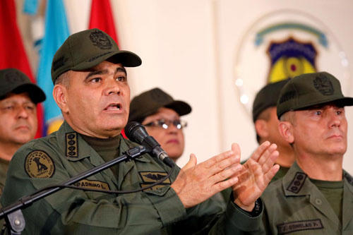 Bộ trưởng Quốc phòng Venezuela Vladimir Padrino. Ảnh: Reuters.