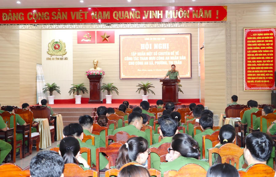Quang cảnh Hội nghị tập huấn.