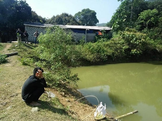 Nơi xảy ra vụ việc đuối nước khiến 3 cháu nhỏ tử vong. (Ảnh: báo An ninh tiền tệ)