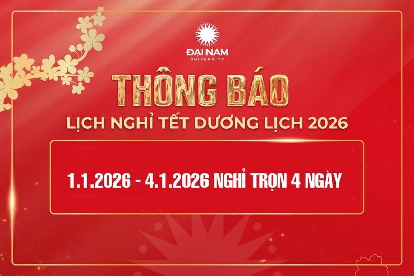 Người lao động được nghỉ tết Dương lịch 4 ngày từ 1/1/2026 - 4/1/2026.