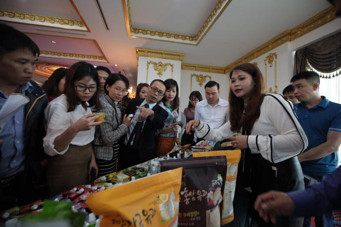 Các sản phẩm nhập khẩu từ Hàn Quốc đã được giới thiệu đến công chúng quan tâm