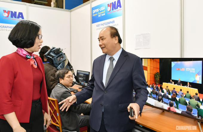 Thủ tướng yêu cầu bảo đảm an toàn tuyệt đối cho mọi người khi đến Hà Nội. Ảnh VGP/Quang Hiếu