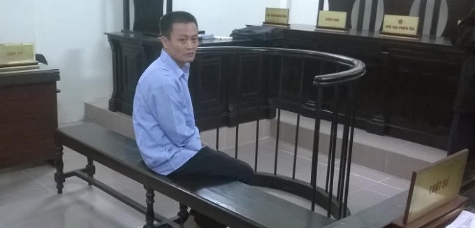 Bị cáo Nguyễn Ngọc Bảo tại phiên tòa sáng 26/11.