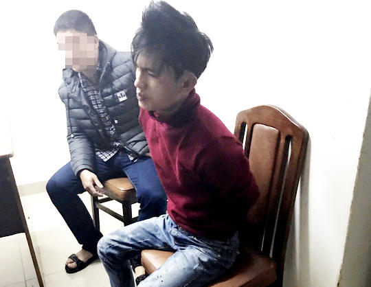 Võ Văn Lý tại cơ quan điều tra.