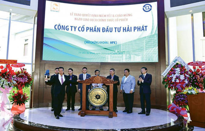 Ngày 24/07/2018, 150.000.000 cổ phiếu của Công ty CP Đầu tư Hải Phát chính thức được niêm yết trên HOSE