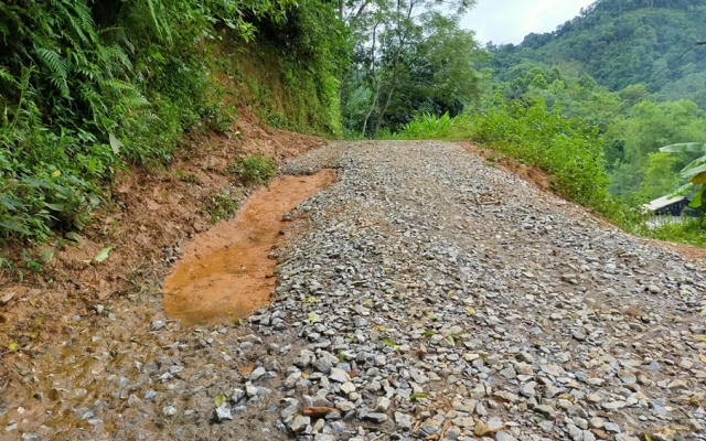 “Điểm mặt” những công trình đường bê tông thi công “ẩu” ở Bắc Mê