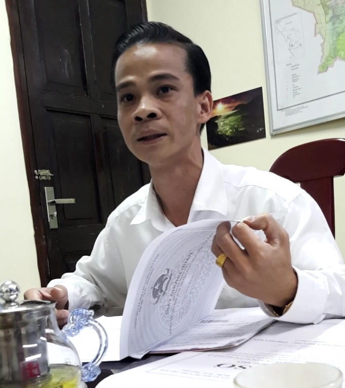 ông Cao Xuân Tường – Phó Giám đốc Văn phòng Đăng ký quyền SDĐ TP Điện Biên Phủ.