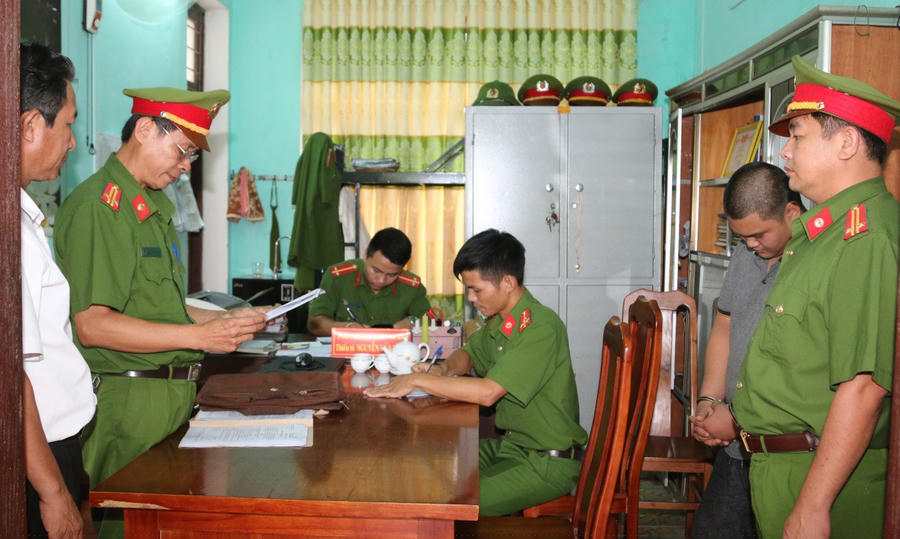 Cơ quan Cảnh sát điều tra, Công an tỉnh đã ra quyết định khởi tố bị can và lệnh tạm giam 3 tháng đối với đối tượng Lê Văn Hải Bằng