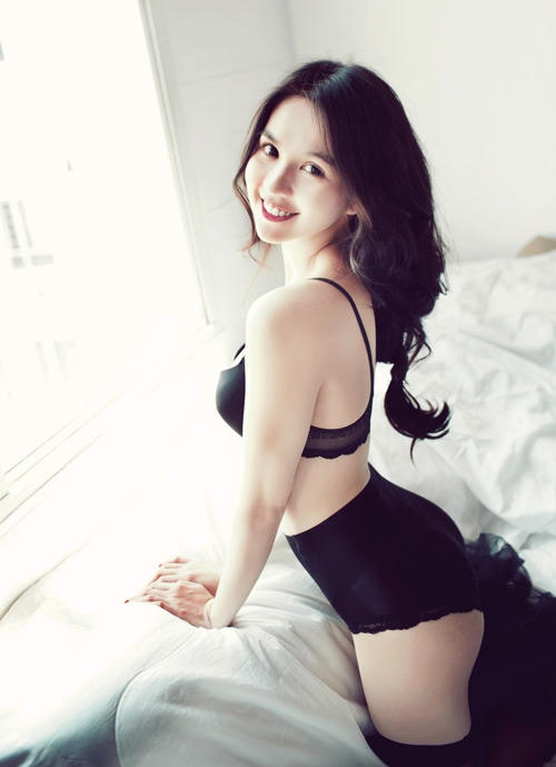 Nữ hoàng nội y dù không sở hữu chiều cao lý tưởng nhưng bù lại cô có số đo 3 vòng cực chuẩn. Ảnh: internet.