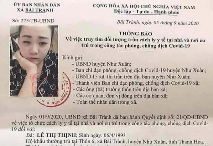 thong bao tron cach ly
