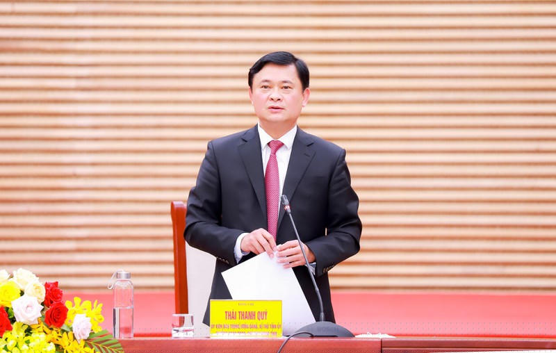 Bí thư Tỉnh ủy Nghệ An Thái Thanh Quý.