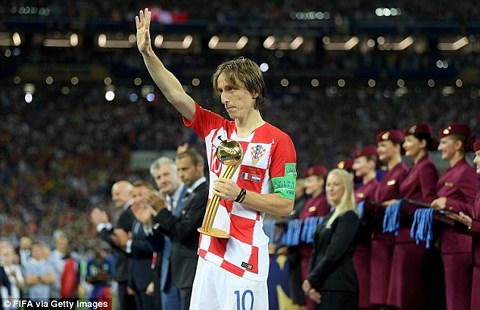 Luka Modric xứng đáng với danh hiệu Quả bóng vàng World Cup 2018.