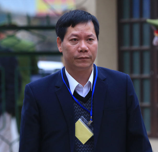 Bị cáo Trương Qúy Dương đến tòa.