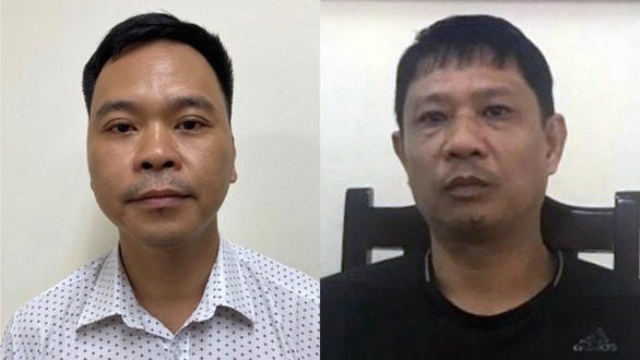 Võ Việt Hùng - giám đốc Công ty TNHH Đầu tư và phát triển Đông Kinh tại phường Cổ Nhuế, Bắc Từ Liêm, Hà Nội và ông Bùi Quốc Việt ở phường Chương Dương, quận Hoàn Kiếm. Ông Việt là anh trai của bị can Bùi Quang Huy - giám đốc Nhật Cường Mobile.