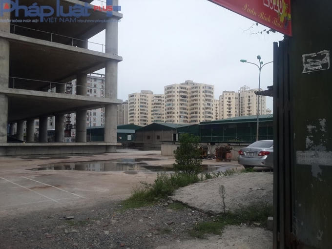 Tuy nhiên, hiện tại dự án mới chỉ xây xong phần thô và gần như ngưng tiến độ.