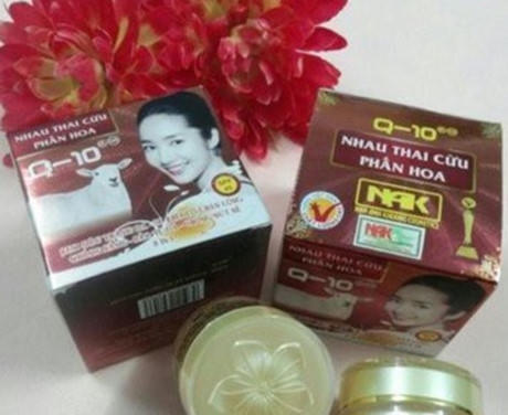 Sản phẩm Nhau thai cừu phấn hoa NAK Q10 (18g). (Nguồn: sendo.vn)