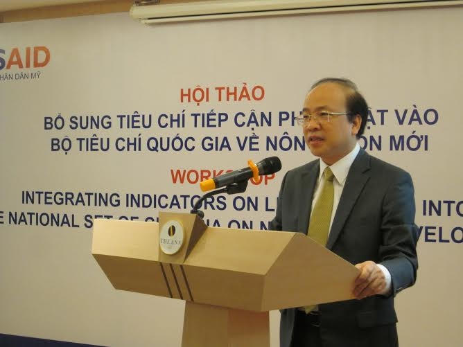 Thứ trưởng Phan Chí Hiếu tại hội thảo
