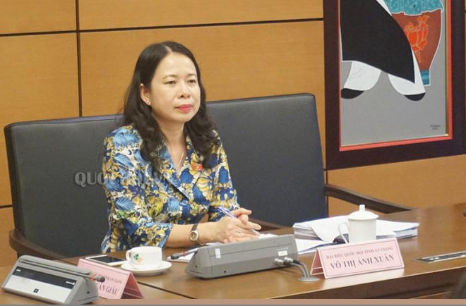 Ủy viên Trung ương Đảng, Bí thư Tỉnh ủy An Giang Võ Thị Ánh Xuân.