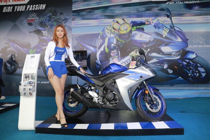 Một trong số đó có cuộc trình diễn những mẫu xe Yamaha mới nhất trên thị trường.