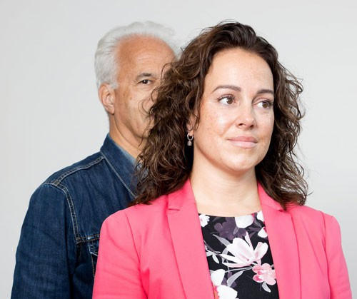 Ông Louis và con gái Joyce Curiere. Ảnh: THE GUARDIAN
