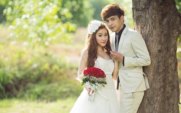 Được biết, 2 người mới chỉ tổ chức đám cưới mà chưa đăng kí kết hôn. Ảnh: internet.