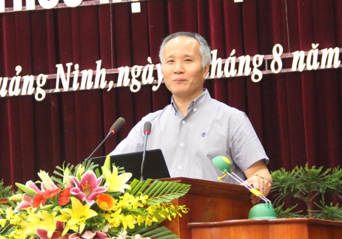Đồng chí Trần Quốc Khánh - Thứ trưởng Bộ Công thương. (ảnh: Minh Long).