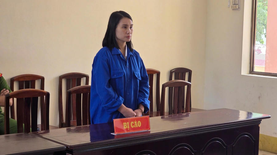 Bị cáo Triệu Thị Huyền Trang