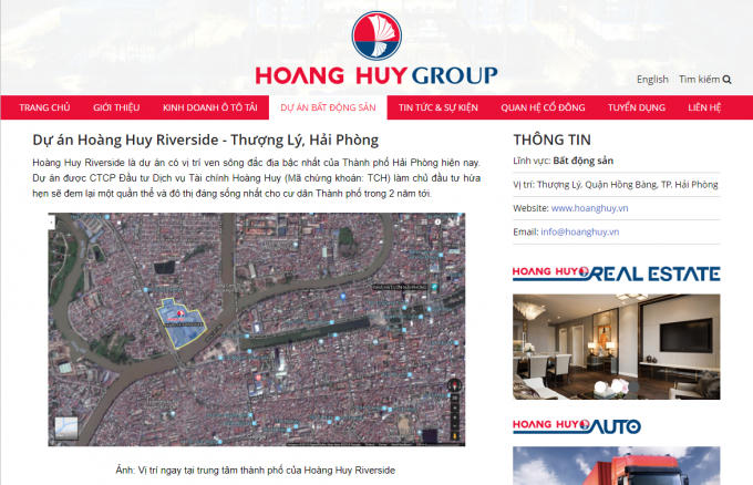 Ho&agrave;ng Huy Group th&acirc;u t&oacute;m đ&oacute;ng tầu để ph&aacute;t triển đất v&agrave;ng