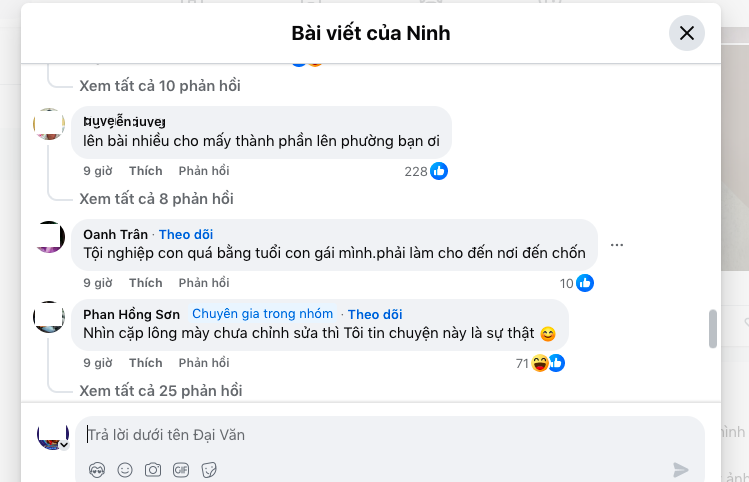 Cộng đồng mạng dậy sóng bất bình trước sự việc xảy ra.