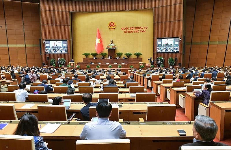 Các đại biểu Quốc hội tham dự Kỳ họp thứ tám