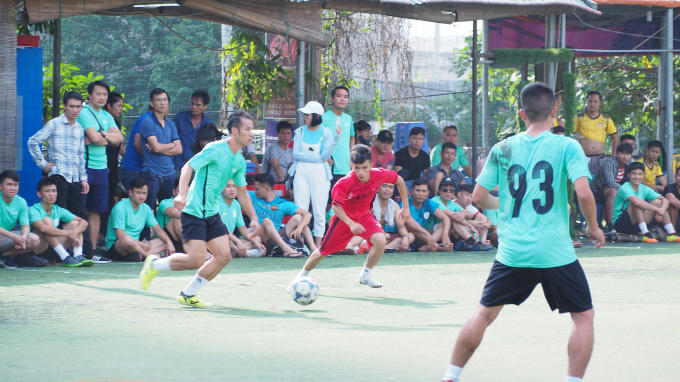 FC Liên quân Nhà báo Hà Nội gặp FC Thanh Phong.