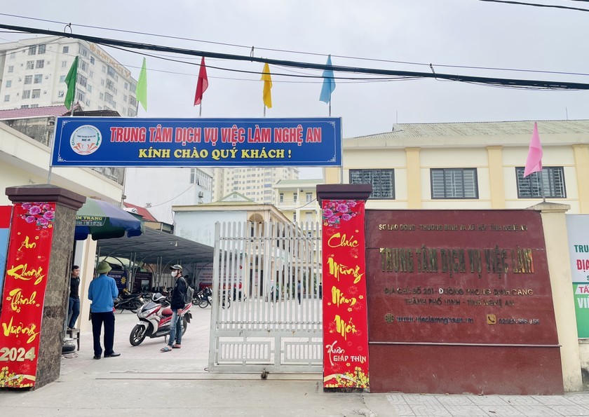 Trung tâm dịch vụ việc làm Nghệ An không kịp thời rà soát nội dung thực hiện, báo cáo điều chỉnh.