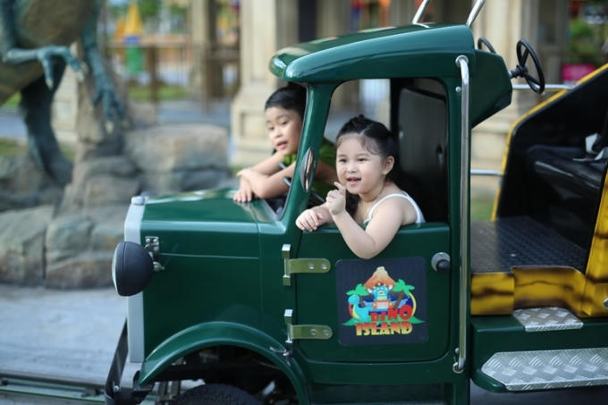 Một góc trò chơi ngoài trời.