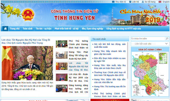 Cổng thông tin điện tử tỉnh Hưng Yên.