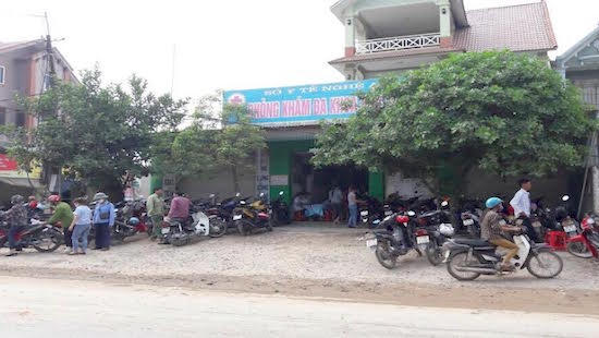 Hiên trường vụ án mạng.