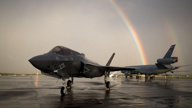 Máy bay chiến đấu F-35 nằm trong danh sách dữ liệu mà Tô Bân đã tham gia ăn cắp từ quân đội Mỹ. (Ảnh: BBC)