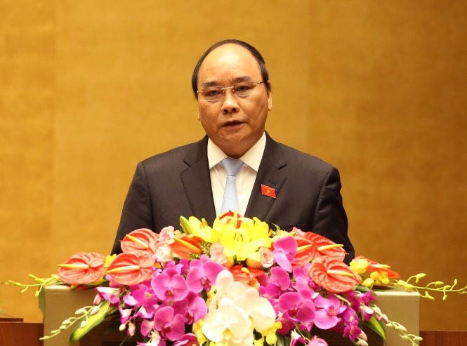 Phó thủ tướng Nguyễn Xuân Phúc. Ảnh: Nhan Sáng