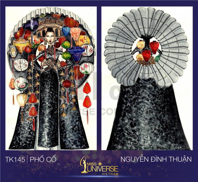 Bánh mì, Trưng Nữ Vương... lọt top 15 “Thiết kế trang phục dân tộc cho đại diện Việt Nam tại Miss Universe”