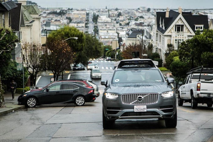 Chiếc xe Uber mang thương hiệu Volvo đã gây thiệt mạng 1 người đi bộ tại Mỹ - Ảnh minh họa